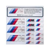 ราคา PU 3D รถ BMW สติกเกอร์ตัวรถ PVC สติกเกอร์ตกแต่งรถรูปลอกสำหรับ BMW X1 X3 X5 X6 M3 M5 M6 E36 E39 E46 E60 E90 E91รถอุปกรณ์เสริม (8807042500)