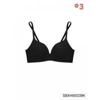 ราคา แพ็ค 6 ชิ้น Sabina เสื้อชั้นใน Invisible Wire ไม่มีโครง รุ่น Soft Doomm รหัส SBXH6002 สีดำ (20959791432)