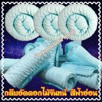 ราคา กลีบอัด สีฟ้าอ่อน กระดาษหนา 80 แกรม ใช้สำหรับทำดอกไม้จันทน์ (9223158993)