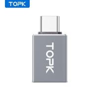 ราคา TOPK USB 2 0 Type C OTG Adapter Type C USB C Male To USB Female Converter For Macbook Xiaomi Samsung S20 USBC OTG Connector (19672893788)