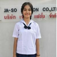 ราคา เสื้อคอทหารเรือ ชุดนักเรียน เสื้อนักเรียน ม ต้น เสื้อนักเรียนหญิง (18455571704)