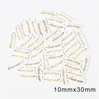 ราคา ป้ายตัวอักษรไม้แบบสี่เหลี่ยมทำมือ50ชิ้น ล็อตป้ายติดเสื้อผ้า DIY อุปกรณ์เย็บผ้า (10806081167)