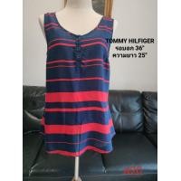 ราคา เสื้อแขนกุดใส่ลำลองแบรนด์TOMMY HILFIGERมือสอง รอบอก 36 เนื้อผ้าดีนุ่มลื่น (19822047767)