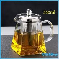 ราคา ClickBuy กาชงชา กาแก้ว ตัวกรองสแตนเลส ก้นออกแบบเป็นเหลี่ยม ไลฟ์สไตล์เม็กซิโก Glass teapot มีสินค้าพร้อมส่ง (19581510103)