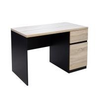 ราคา Global House DELICATO โต๊ะทำงาน 2ลิ้นชัก Aegon 100x60x75ซม สีลายไม้ ดำ รับประกันของเเท้ (17729951583)