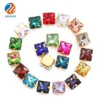 ราคา Xichuan พลอยเทียมแก้วทรงสี่เหลี่ยมขนาด10มม พร้อมกรงเล็บสำหรับชุดเดรสประดับเสื้อผ้า (17223208406)