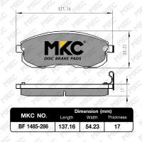 ราคา ผ้าเบรคหน้า หลัง NISSAN TEANA นิสสัน เทียน่า ทุกรุ่น J31J32L33 ปี 2001 2020 ผ้าเบรค MKC (21159128068)