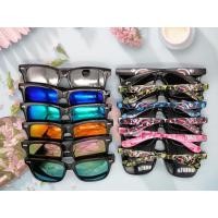 ราคา ยอดฮิต แว่นตากันแดด แว่นตาแฟชั่น เลนส์ปรอท ทรงสวยน้ำหนักเบา ขาแว่นตาคละสีตามเลนส์ เหมาะทั้งผู้หญิงผู้ชาย รุ่น 790C (9420572072)