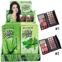 ราคา MILA COLOR EYESHADOW พาเลทแต่งตากระเป๋า ลาย ALOE VERA ครบในพาเลทเดียวพาเลทกระเป๋า แต่งหน้า พกพาสะดวก (20996810519)