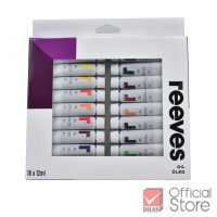ราคา Reeves สีน้ำมัน ชุด 18 สี 12 มล 0007750 จำนวน 1 กล่อง (9378601089)