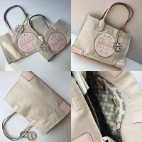 ราคา Tory Burch Ella Tote ในผ้าใบ (19761393956)