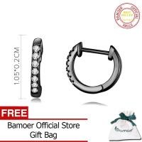 ราคา BAMOER ต่างหูห่วงกลมเงินแท้925สำหรับผู้หญิงต่างหูเงินแท้เครื่องประดับเงินแท้ SCE498 (16459394275)