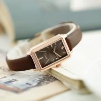 ราคา EAVANLIN นาฬิกาหน้าปัดทรงสี่เหลี่ยมนาฬิกาหน้าปัดทรงสี่เหลี่ยมย้อนยุคเรียบง่ายสำหรับผู้หญิง (20657728995)
