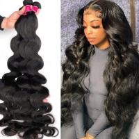ราคา Brazilian Hair Weave Human Hair Bundles Body Wave 28 30 32 Inch 100 Raw Virgin Remy Human Hair Extensions Tissage 3 4 Bundles Wig Hair Extensions P (19815548265)