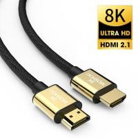 ราคา MOSHOU สาย HDMI 2 1ความเร็วสูงพิเศษ8K 60Hz 4K 120Hz 3D Ultra HDR 48Gbps HiFi EARC Dolby Atmos HDCP2 2สาย HDMI เข้ากันได้กับ Samsung QLED 8K Q900 TV TCL Roku TV VIZIO TV (12915044945)