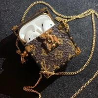 ราคา Hot sale Tide brand Cortex earphone Case for apple Airpods 1 2 3 pro Bluetooth Headset Set Charging Box old flower Leather Airpods pro Earphone Cover Headset case (1968058294)