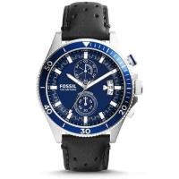 ราคา Fossil Wakefield Chronograph นาฬิกาหนังผู้ชายสีดำ CH2945 Jam Tangan Lelaki สำหรับผู้ชาย (17539816106)
