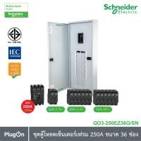 ราคา Schneider Electric ชุดตู้โหลดเซ็นเตอร์สแควร์ดีเฟรม 250A ขนาด 36 ช่อง เมนเบรกเกอร์ 250A 25kA ลูกย่อยเซอร์กิตเบรกเกอร์ ขนาด 32A 20A 16A (12400290031)