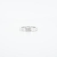 ราคา แหวน Cartier Lanieres With Half Diamonds Ring 18K White Gold Size 48 Used vrcaim 5018 (20235356953)