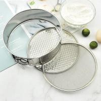 ราคา 2 in 1 พิมพ์เค้กและที่ร่อนแป้งสแตนเลส 304 อย่างดี พิมพ์เข็มขัดอบเค้กทรงกลม ที่ร่อนแป้งสแตนเลส (10280027418)