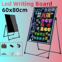ราคา กระดานไฟ LED 60x80cm กระดานเรืองแสง ปรับระดับได้ เขียนลบได้ ป้ายไฟเขียนได้ ป้ายไฟโฆษณา led writing board (18713362669)