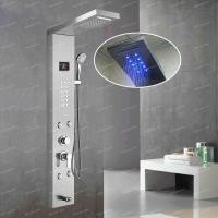 ราคา ชุดฝักบัวอาบนำ ฝักบัวอาบน้ำ rain shower Premium Shower Set ชุดฝักบัว ชุดฝักบัวติดผนัง ฝักบัวผสม ชุดฝักบัวผสม ชุดฝักบัวแสดงอุณหภูมิ LED ฝักบัวอาบน้ำ (19358746184)