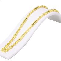 ราคา สร้อยคอหุ้มทอง ไม่ลอกไม่ดำ หนัก 2บาท ลายผ่าหวาย ยาว 24นิ้ว ทองเคลือบแก้ว สร้อยคอทองปลอม เหมือนจริงที่สุด สร้อยคอทอง ทองโคลนนิ่ง (456545961)