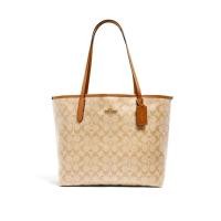 ราคา COACH 5696 CITY TOTE IN SIGNATURE CANVAS IMDQC (6376042455)