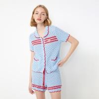 ราคา JELLY BUNNY เสื้อเชิ้ต LAZY MORNING EFFECT KNITTED SHORT SLEEVE SHIRT B23WARI005 (21342041290)