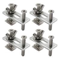 ราคา 4Pcs T Track Mini Hold Down Clamp Kit with Iron Machine Engraving Machine Plate Clamp Fixture for Cnc Engraving Machine (20337115581)