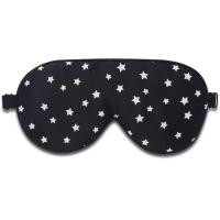 ราคา Alaska Bear Natural Silk Sleep Mask Blindfold Super Smooth Eye Mask Black Stars (20363863872)