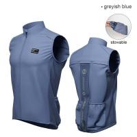ราคา INBIKE เสื้อปั่นจักรยานผู้ชายเสื้อกั๊กนักปั่นจักรยานกันลมสะท้อนแสงกันลมกันน้ำ UV มี3กระเป๋ากันลมเสื้อแจ็คเก็ตกันลมแขนกุด (20638183073)