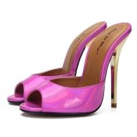 ราคา Customized Plus Size High Heels Sandals Women Peep Toe Stiletto High Heeled Shoes Women Shoes Fashion Slingback Ladies Shoes (176170939)