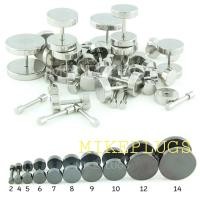 ราคา จิวหูดัมเบลเลส หน้ากว้าง 2 16mm 1ชิ้น สีเงิน ดำ รุ่น DB00 จิวหู จิวหูห่วง จิวห่วง จิวหูแฟชั่น จิวหูผู้ชาย จิวหูผู้หญิง (108194538)