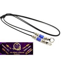 ราคา TA078 สร้อยพระเชือกร่ม 3 ห่วง ห้อยเลส ห้อยพระ แต่งเม็ดสแตนเลส (18690133661)