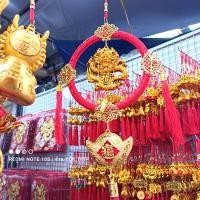 ราคา โมบายจีน โคมจีน แขวนตรุษจีน โมบายแขวนหน้าบ้าน แขวนศาลเจ้า แก้ฮวงจุ้ย เสริมเฮง โมบายมงคล เลือกก่อน สั่งซื้อก่อน มังกร ปีแห่งมหาอำนาจ โชคลาภ เงินทอง ไหลมาเทมา (21250429749)