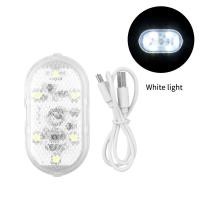 ราคา ไฟ Led สร้างบรรยากาศในรถยนต์โคมไฟอ่านหนังสือภายในรถยนต์แบบไร้สายควบคุมด้วยเซนเซอร์ระบบสัมผัสแบบ USB ชาร์จได้มี6เม็ด (13414017081)