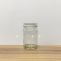 ราคา ชุดละ10ขวด กระปุกแก้วขนาด 120ml 4oz พร้อมฝา ฝา6แบบ รหัสขวด TG48 (20490570550)