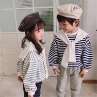 ราคา เสื้อยืดเด็ก เสื้อแขนยาว ลายทาง เสื้อแขนยาวเด็ก เสื้อฮู้ดเด็ก เสื้อสเวตเตอร์ลายขวางสำหรับเด็กชายและเด็กหญิง (21198571274)