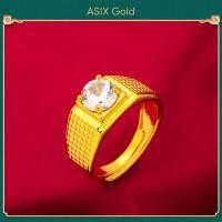 ราคา ASIX GOLD แหวนผู้ชายทอง 24K แหวนมังกรครอบงำ แหวนผู้ชายเท่ ไม่ดำ ไม่ลอก (20330853916)