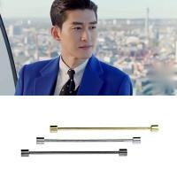 ราคา COLLAR PIN ชุดสูทเสื้อเชิ้ตรูเจาะรูปกคอเสื้อเครื่องประดับมุมเข็มกลัดติดหน้าอกสำหรับผู้ชายเข็มกลัดติดปกคอเสื้อแบบเข็มยาว (11694493925)
