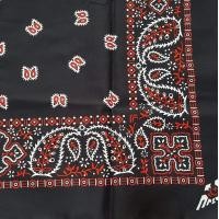 ราคา ผ้าโพกหัวผืนใหญ่ ผ้าเช็ดหน้า ลายลูกน้ำ สีสดงานดี เนื้อผ้าCotton100 ผูกเป็นเกาะอกได้ 28x28นิ้ว (18644009477)