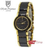 ราคา ผ่อนชำระ สูงสุด 10 เดือน O P Olym Pianus นาฬิกาข้อมือผู้หญิง สายเซรามิค รุ่น 8274L 601 สีทอง (13249927682)