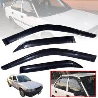 ราคา กันสาดประตู คิ้วกันสาด รุ่น โตโยต้า โคโลล่า TOYOTA COROLLA AE90 AE92 EE90 ปี 1987 1992 สีดำ จำนวน 4 ชิ้น (14585819485)