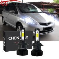 ราคา ชุดหลอดไฟหน้ารถยนต์ LED V4 6000K สีขาว แบบเปลี่ยน สําหรับ Honda Jazz GD 2003 2004 2005 2006 2007 2008 2009 1 คู่ (19913858472)