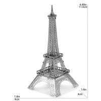 ราคา Sanhe หอไอเฟลโลหะทำด้วยมือ3D หุ่นโลหะสร้างสรรค์โมเดลปริศนา3มิติ (19722777056)
