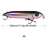 ราคา เหยื่อปลอม เพนซิล 10 2ซม 11 5กรัม Pencil เหยื่อตกปลา เหยื่อปลอมผิวน้ำ (19138172541)