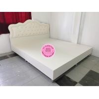 ราคา เตียงนอน 6 ฟุต เตียงนอนทรงหัวเจ้าหญิง สวยหรู สินค้าตรงปก คุณภาพดีแข็งแรงรับน้ำหนักได้ดี สินค้าพร้อมส่ง (16533949629)