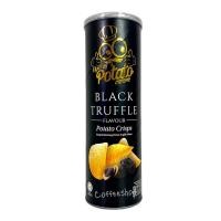 ราคา Black truffle potato chips มันฝรั่งแผ่นอบกรอบรสเห็ดทรัฟเฟิล (19532322295)