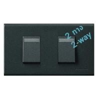 ราคา สวิตช์ไฟเปิดปิด Panasonic แท้ พานาโซนิค สีเทาดำ เต้ารับปลั๊ก เต้ารับคอม LAN CAT6 สวิตช์หรี่ไฟ เต้ารับทีวี สวิตช์ 2 ทาง รับประกัน 1 ปี (15702210062)